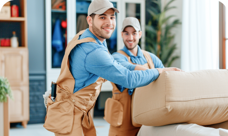 вантажники з вантажем